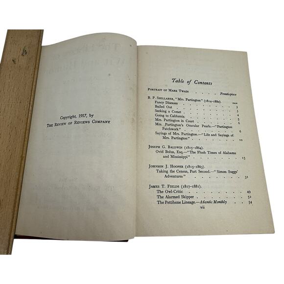 1930 The Library of Wit And Humor American Vol II Mrs. Partington to Mark Twain - Picture 8 of 13